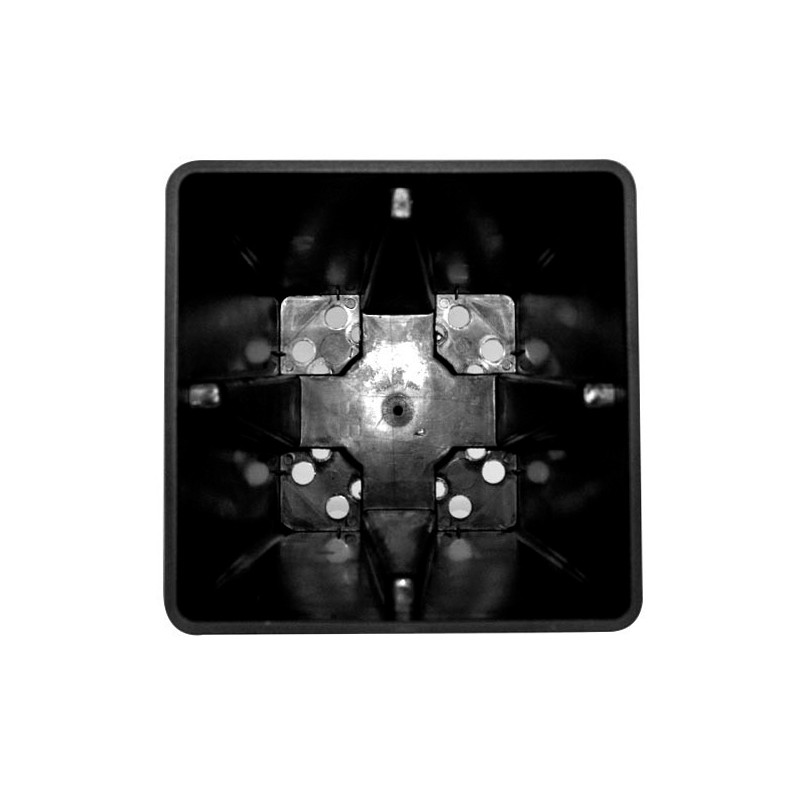 100 macetas cuadradas - 15x15x20 - negro