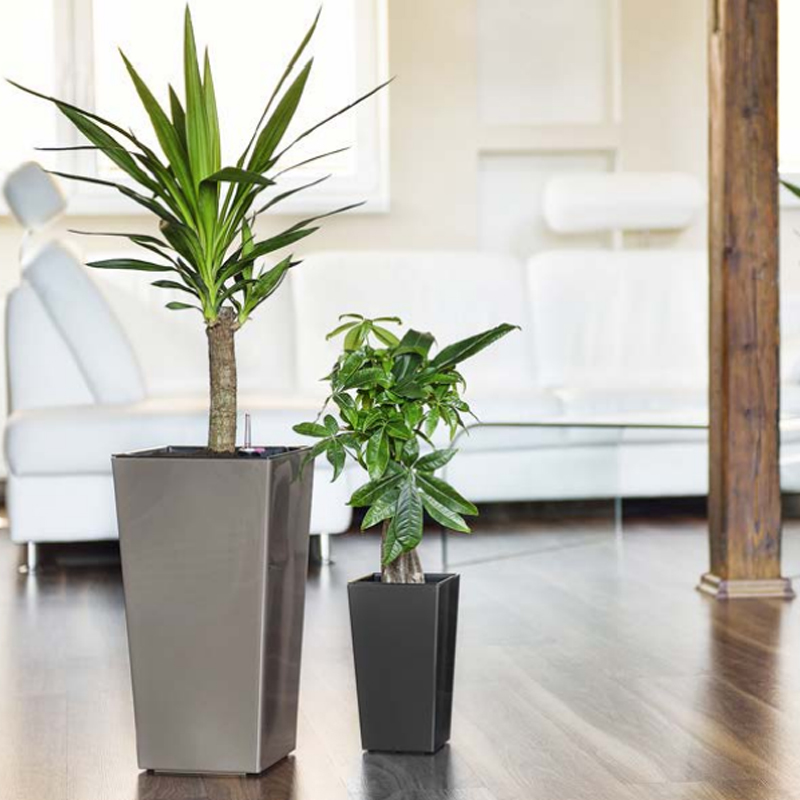Pot de fleurs - Elise - Anthracite paillettes - 20cm - Gardenico Pot de fleurs - Elise - Anthracite paillettes - 20cm - Gardenico