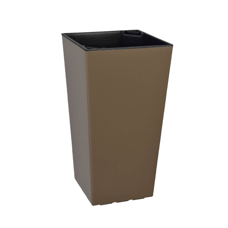 IN- & OUTDOOR POT ELISE GLOSS 20 CM TAUPE