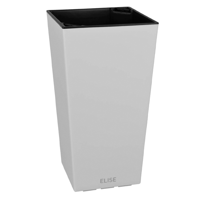 IN- & OUTDOOR POT ELISE GLOSS 25 CM BLANC