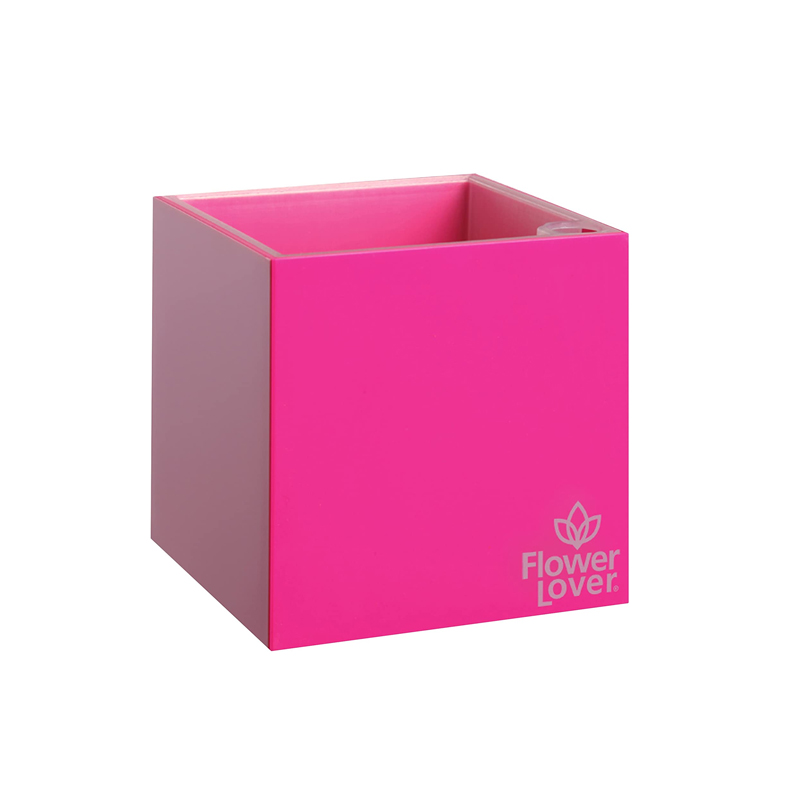 Flower pot - Cubico - Pink - 9x9x9cm - Flower Lover