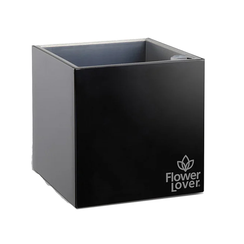 CUBICO 21X21X21 GLOSSY BLACK