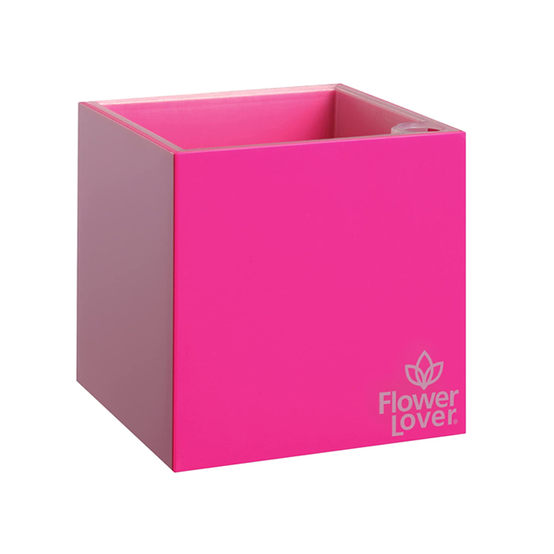 Bloempot - Cubico - Roze - 21x21x21cm Flower Lover