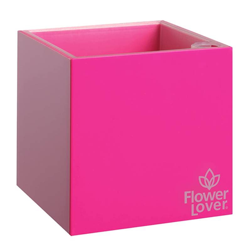 Pot de fleurs - Cubico - Rose - 33x33x33cm - Flower Lover