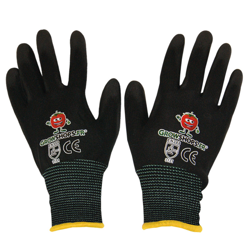 PAIR OF GLOVES GROWSHOPS XL (YELLOW BORDER)