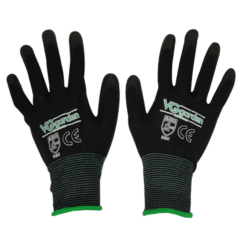 Paire de gants - VG Garden - Taille L - Liseré vert