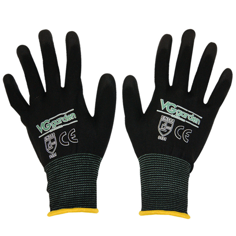Paar handschoenen - VG Garden - Maat XL - Gele bies
