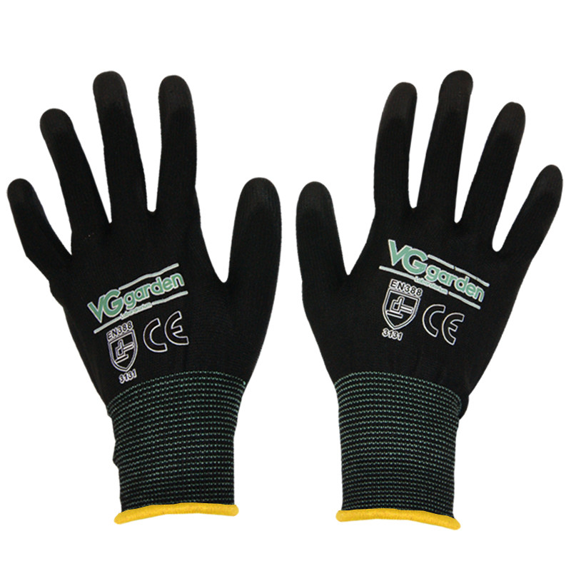Paire de gants - VG Garden - Taille XL - Liseré jaune