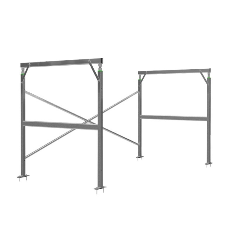 Reserveonderdeel - Stalen voet 30 x 30 mm - recht 0,73 x 0,5 m -.. Platinium Hydroponics