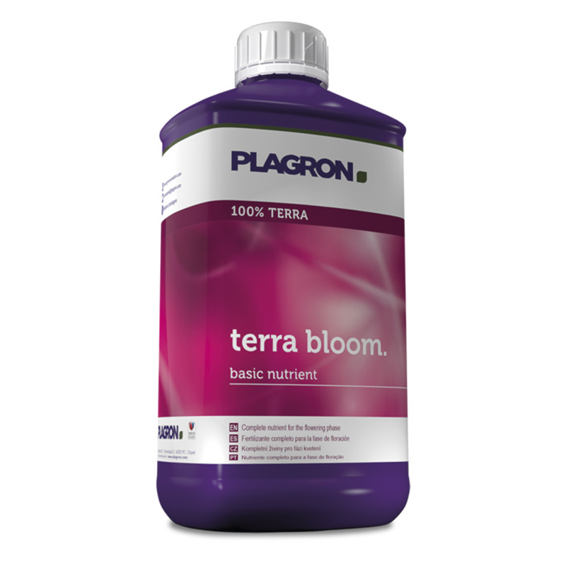 Engrais Floraison Terra Bloom 1 litre - Plagron pour culture en terre 