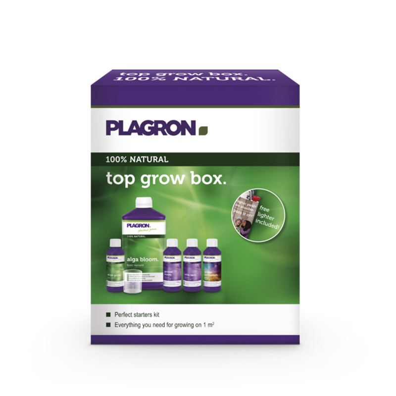 Plagron Top Grow Box 1M² Fertilizzante organico e Booster Pack