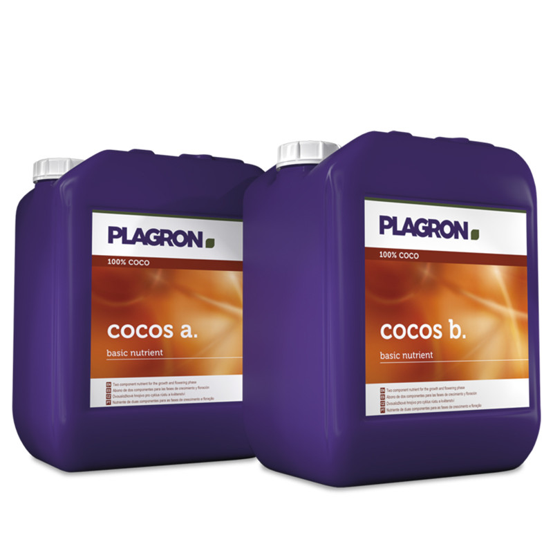Plagron Coco A+B 5L, kokosvezel meststof, groei en bloei 