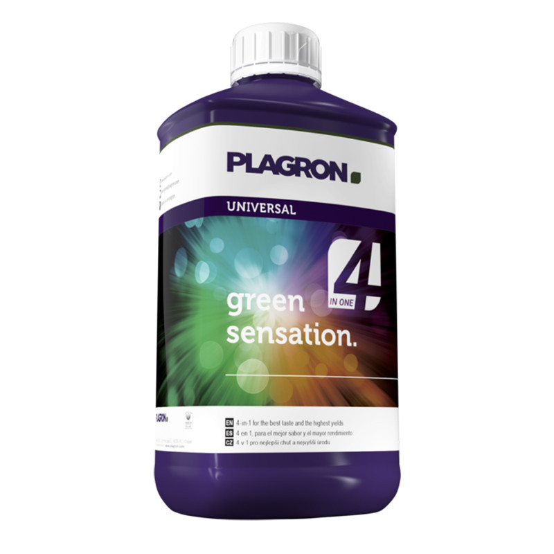 Plagron Green sensation 1 liter, bloei-activator en actieve ingrediënten en terpenen 