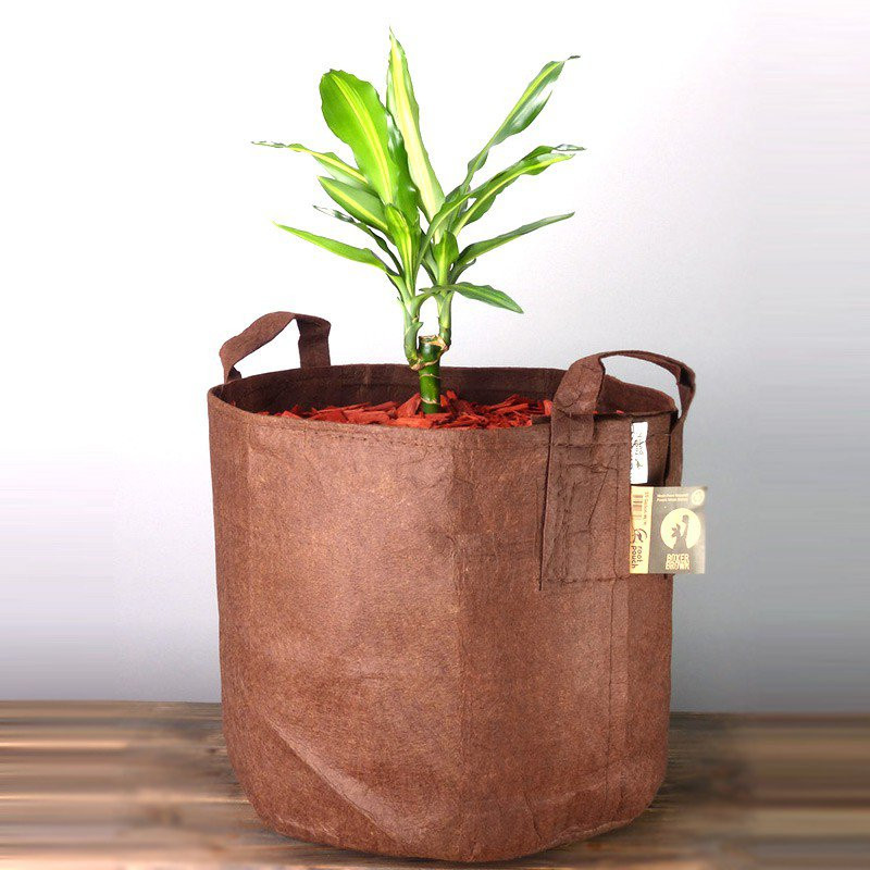 ROOT POUCH 6- 21 L BROWN 28W X 26H WITH HANDLES