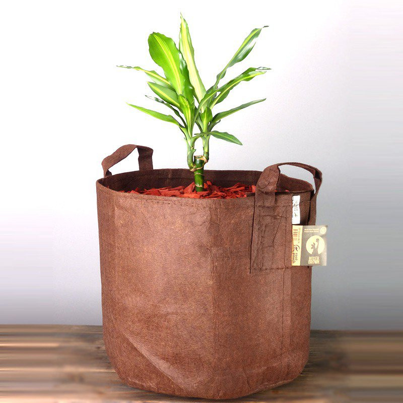 ROOT POUCH 12- 26 L BROWN 38W X 40 H AVEC ANSES