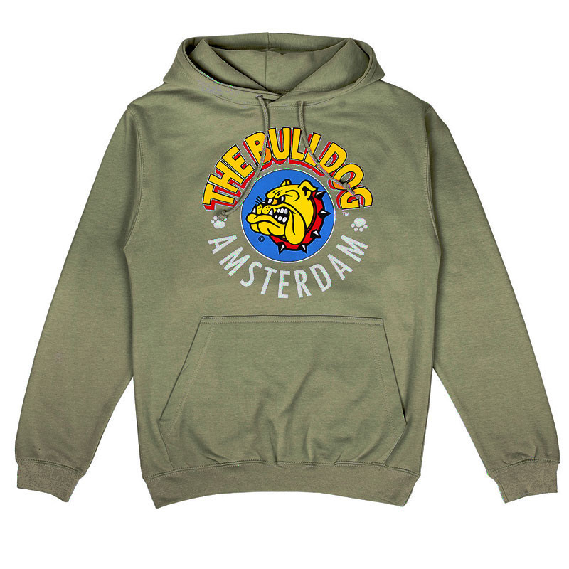 Official Hoody original olive - S - The Bulldog