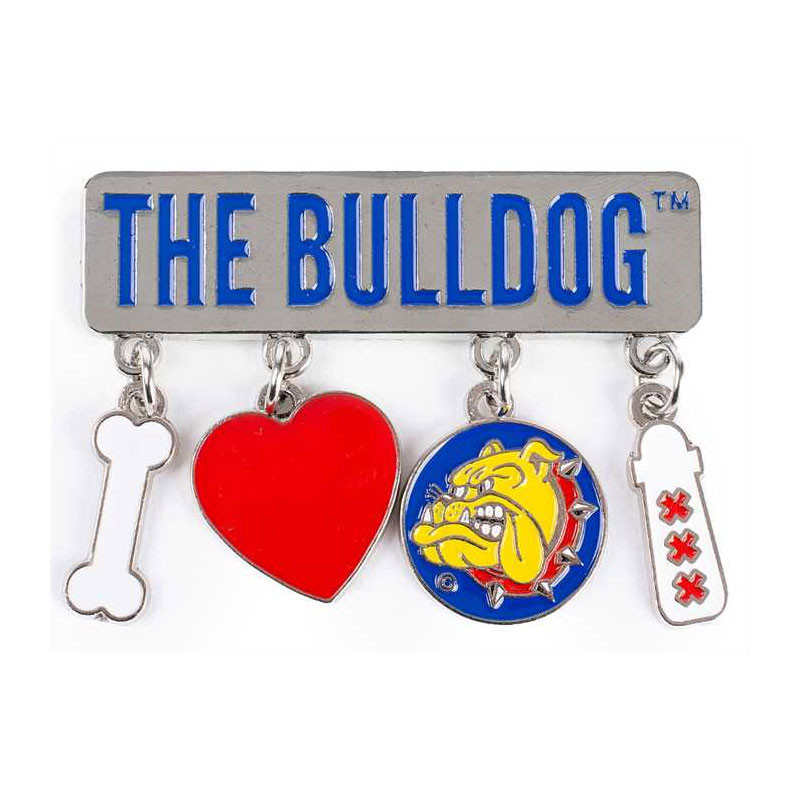 Magnete decorativo ufficiale - 4 ciondoli - Il Bulldog
