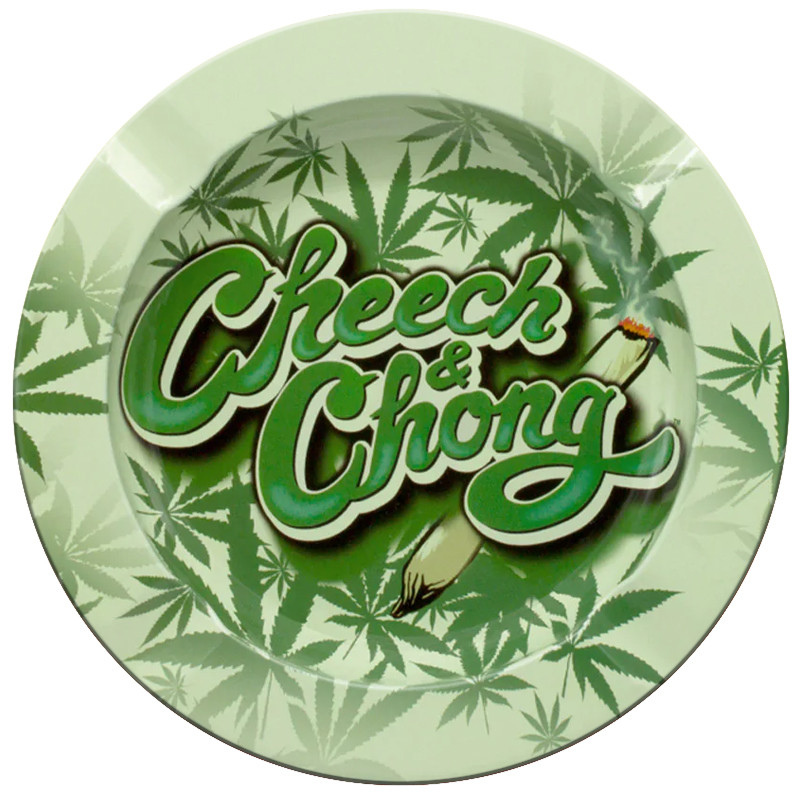 G-ROLLZ | CHEECH & CHONG CLEAR CAMO ASHTRAY DIA: 13.5CM SET2