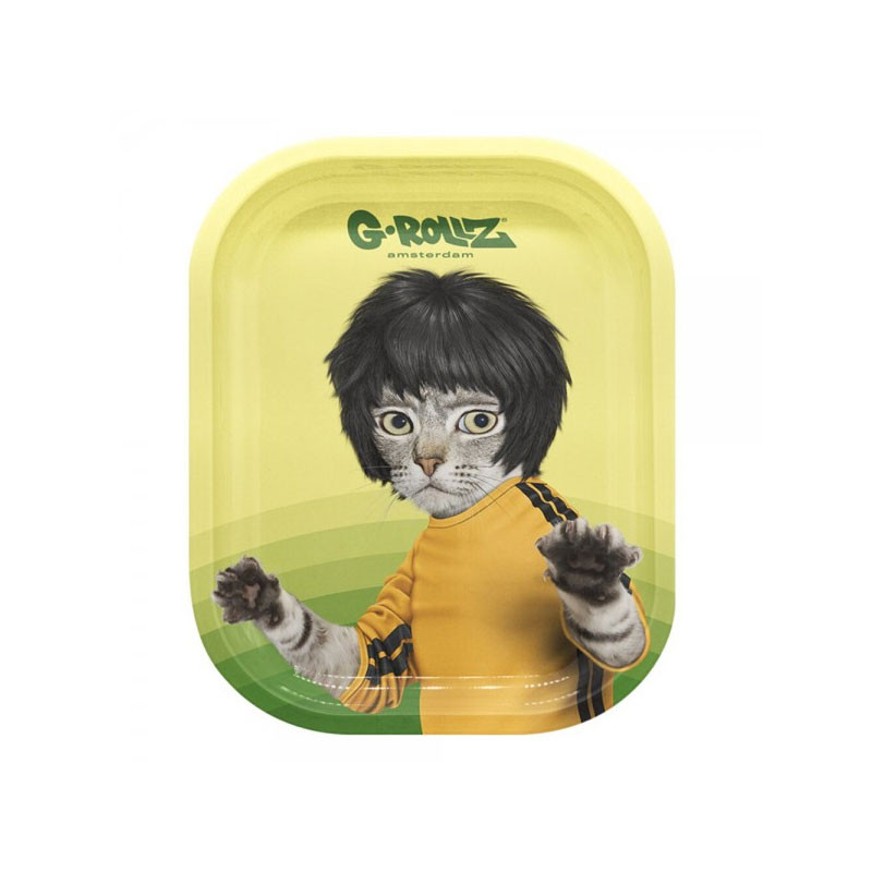 Tray design metal - Small - Kung Fu - 14x18cm - G-Rollz