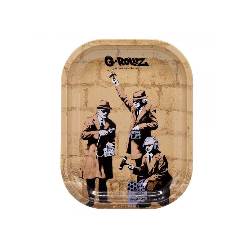G-ROLLZ | BANKSY'S 'SPY BOOTH' PICCOLO PLATEAU 14X18 CM G-ROLLZ | BANKSY'S 'SPY BOOTH' PICCOLO PLATEAU 14X18 CM