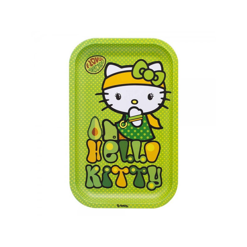 Metalen design dienblad - Medium - Hello Kitty Avocado - 27,5x17,5cm -.. G-Rollz