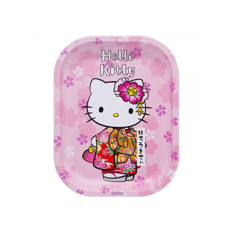 Plateau design métal - Small - Hello Kitty Kimono Pink - 14x18cm - G-Rollz