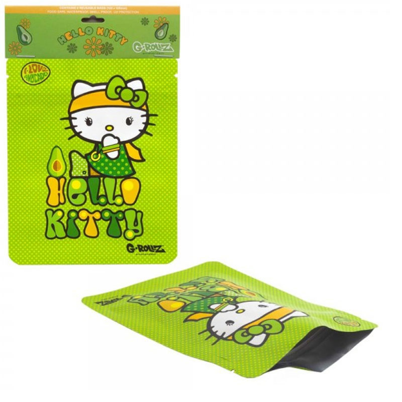 Pochettes x8 anti-odeur - Hello Kitty Avocado - 100x125mm - G-Rollz