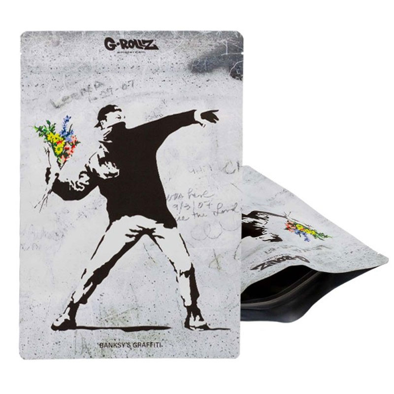 Banksy Bloemenwerper Zakjes x25 - 200x300mm - G-Rollz