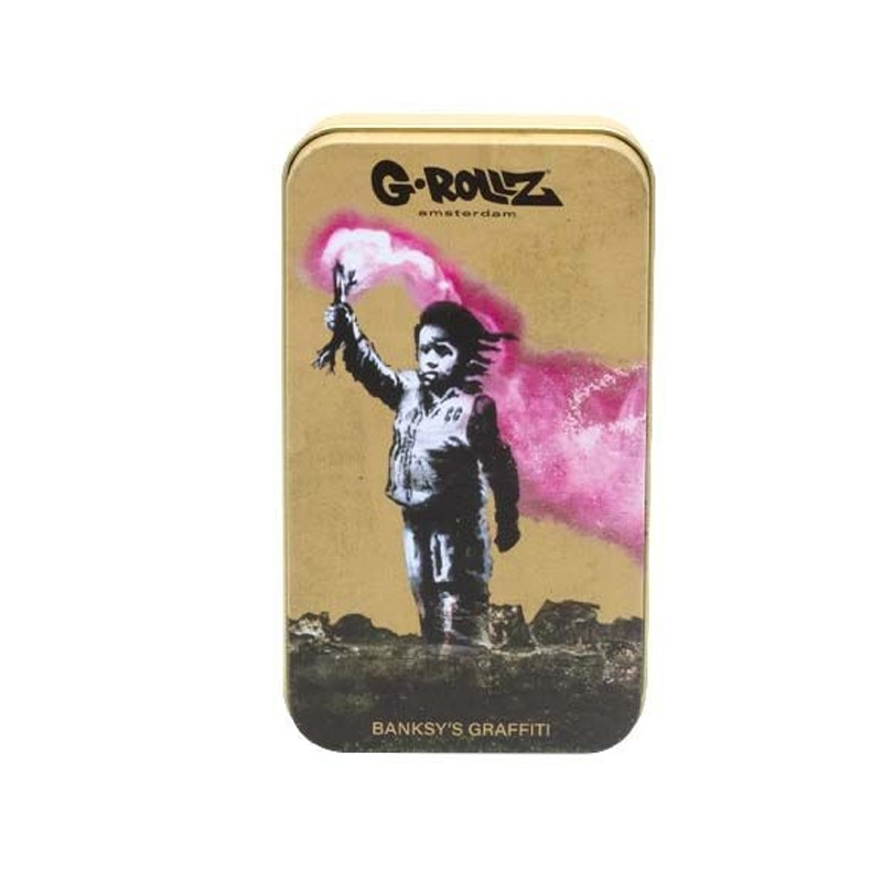 G-ROLLZ | BANKSY'S GRAFI TORCH BOY BOX MEDIUM SET2 11.5X6.5X2.3CM