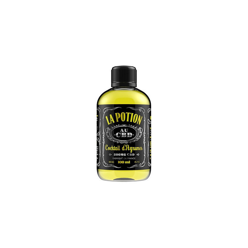 Sirop CBD 300mg - Cocktail d'agrumes - 100ml - La Potion
