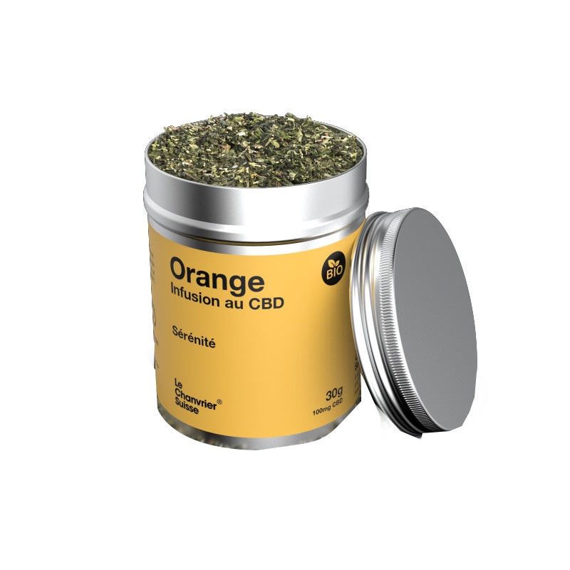 ORANGE INFUSION MIT CBD LE CHANVRIER SUISSE