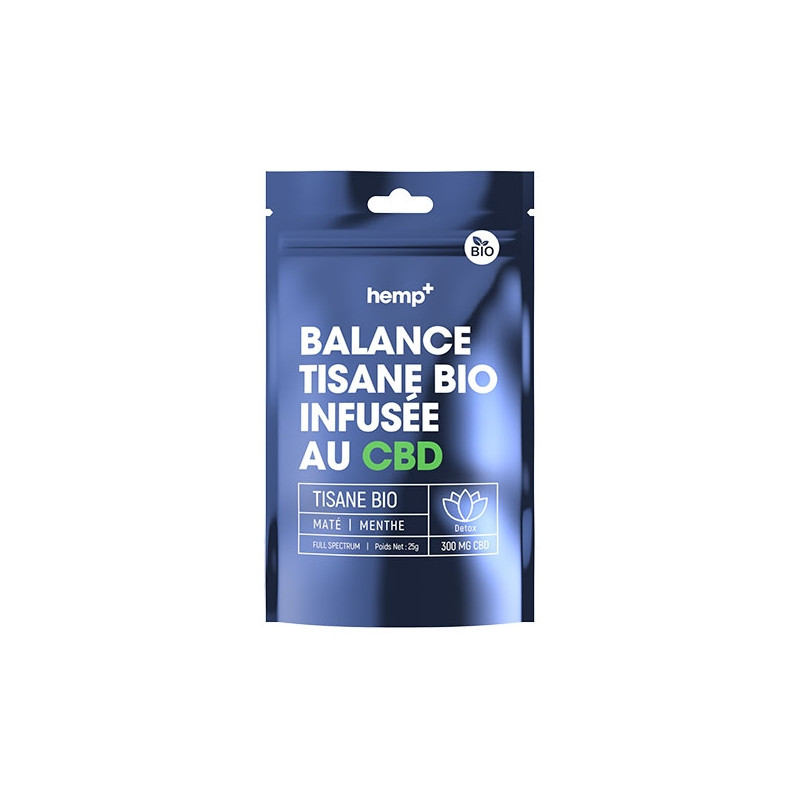 Tisane Bio CBD - Effet Detox - Balance - 300g - HEMP+