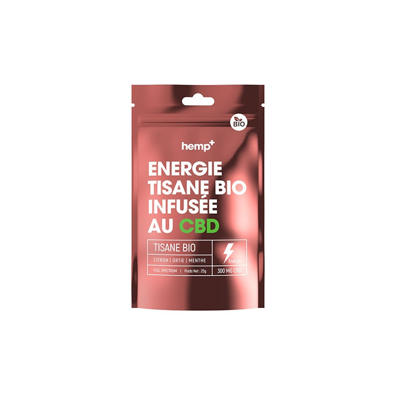 Tisane Bio CBD - Améliore la vigueur- Energie - 300g - HEMP+