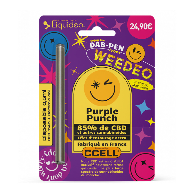 Vape Pen CBD - Paarse punch - Weedeo