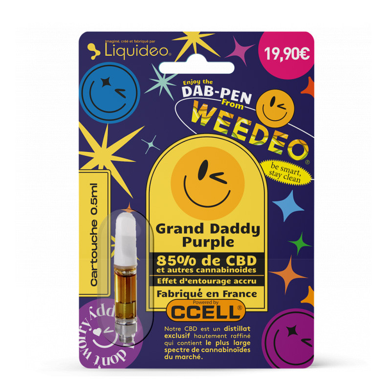Cartouche Dad Pod CBD - Daddy Purple - Weedeo