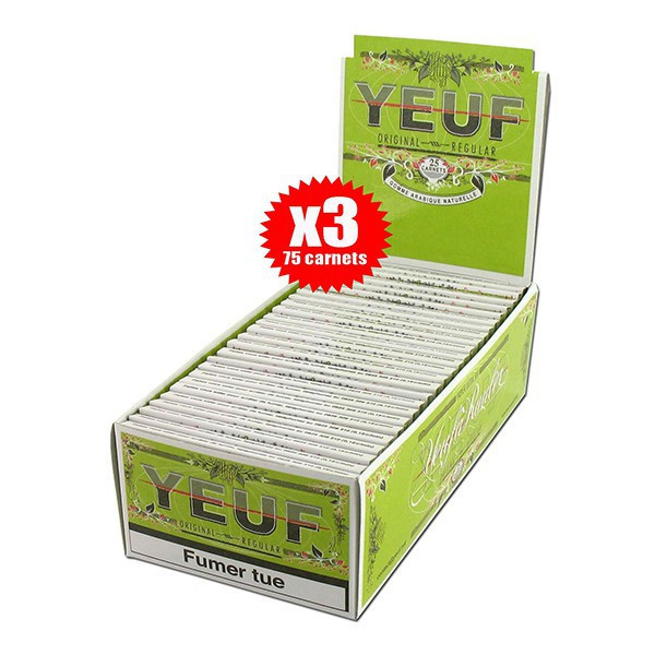 Lot Of 3 Boxes Of 25 Regular Yeuf Notebooks (100F/Book)