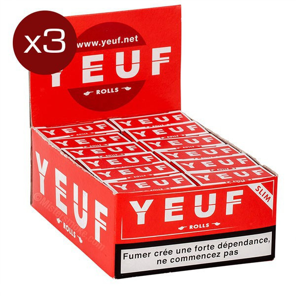 Lot Of 3 Boxes Of 28 Yeuf Rolls Notebooks