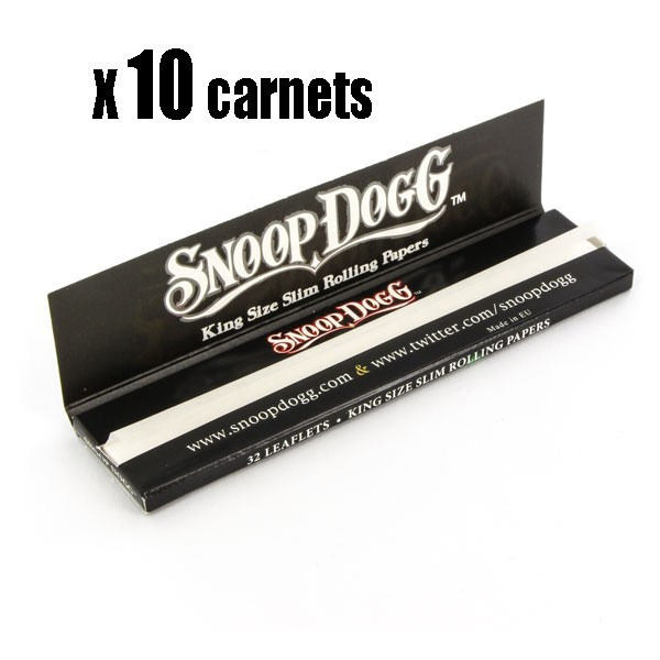 Le Lot De 10 Carnets De King Size Slim ''Snoop Dogg'' (32F/Carnet)