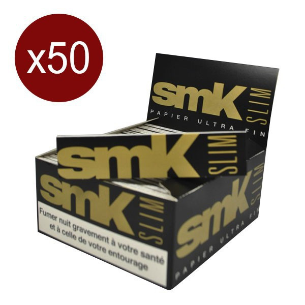 Box Of 50 Smk King Size Slim Notebooks (33F/Book)