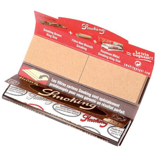 Tuxedo Booklet Sheets+Cards Brown King Size (33F/Cardlet)