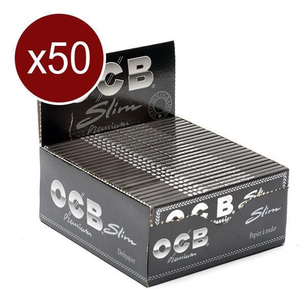 Ocb Bte De 50 Carnets Feuilles Slim King Size (32F/Carnet)