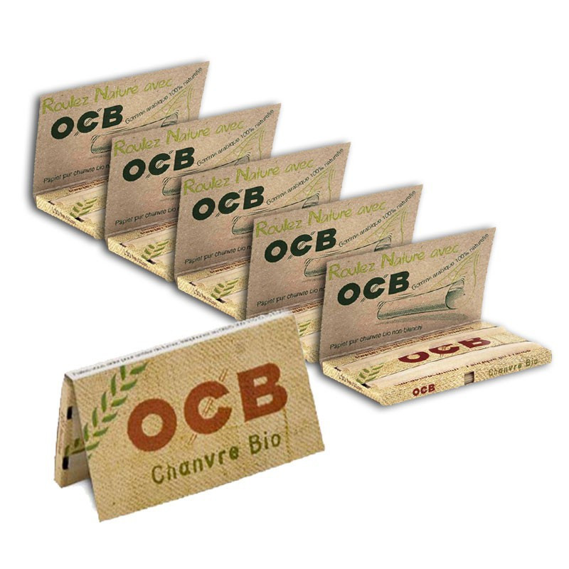Ocb Bio Lot Of 10 Hemp Notebooks Regular (100F/Book)