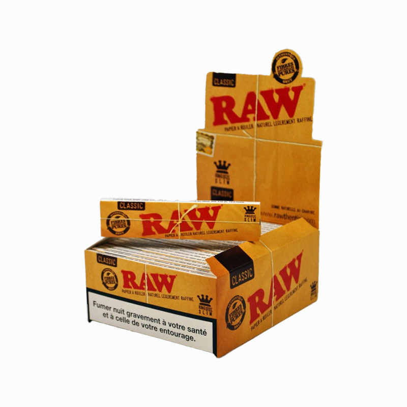 RAW Connoisseur KS - Lote de 10 libros de papel de fumar (fino
