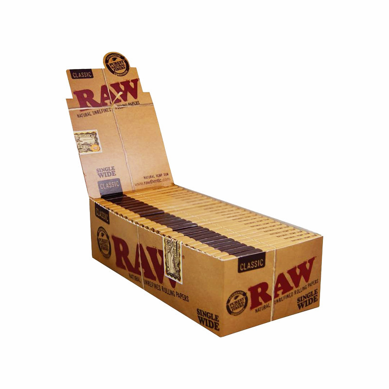 25 pakjes vloei - Regular - Raw