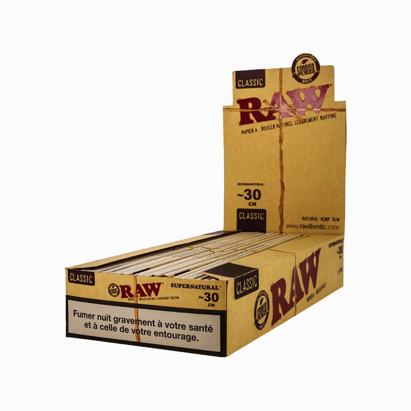 Set van 20 pakjes vloei - Enorme - Raw