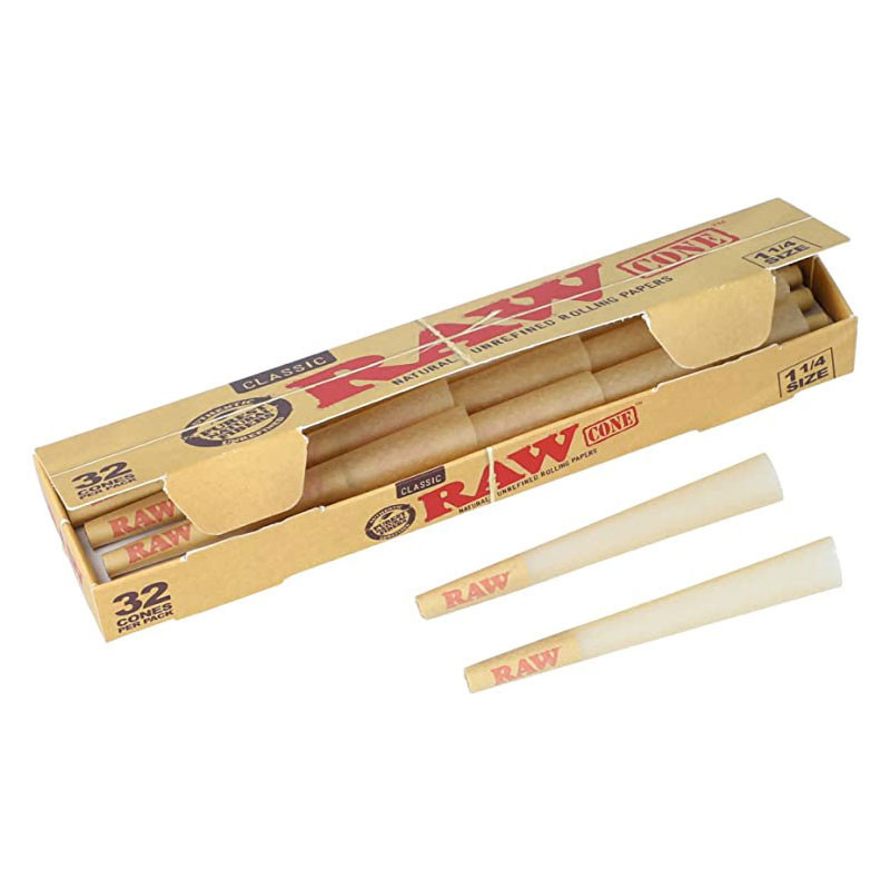 Doos van 32 kegels - 8 cm - Raw