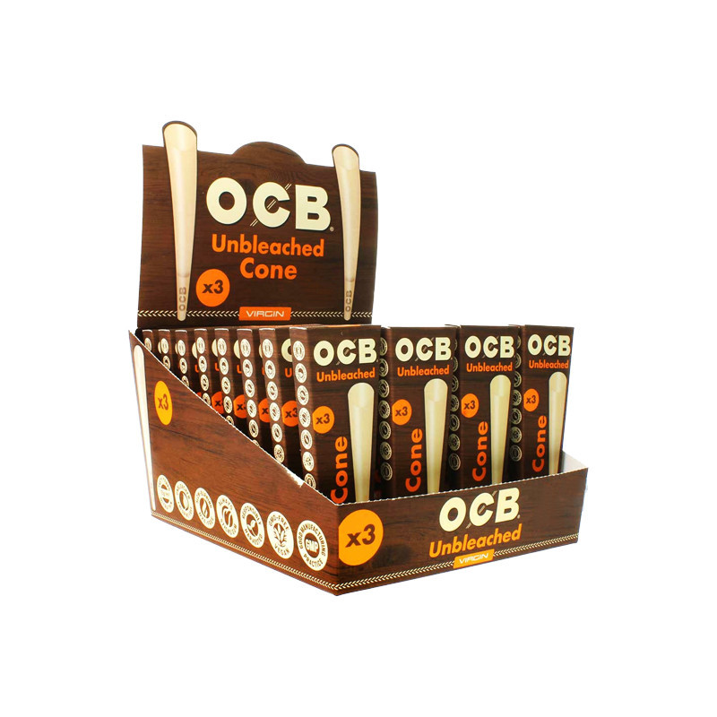 Confezione da 12 x 3 coni - Virgin Slim - OCB