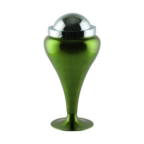 Cendrier vert goutte 15cm 23cm de hauteur Cendrier vert goutte 15cm 23cm de hauteur