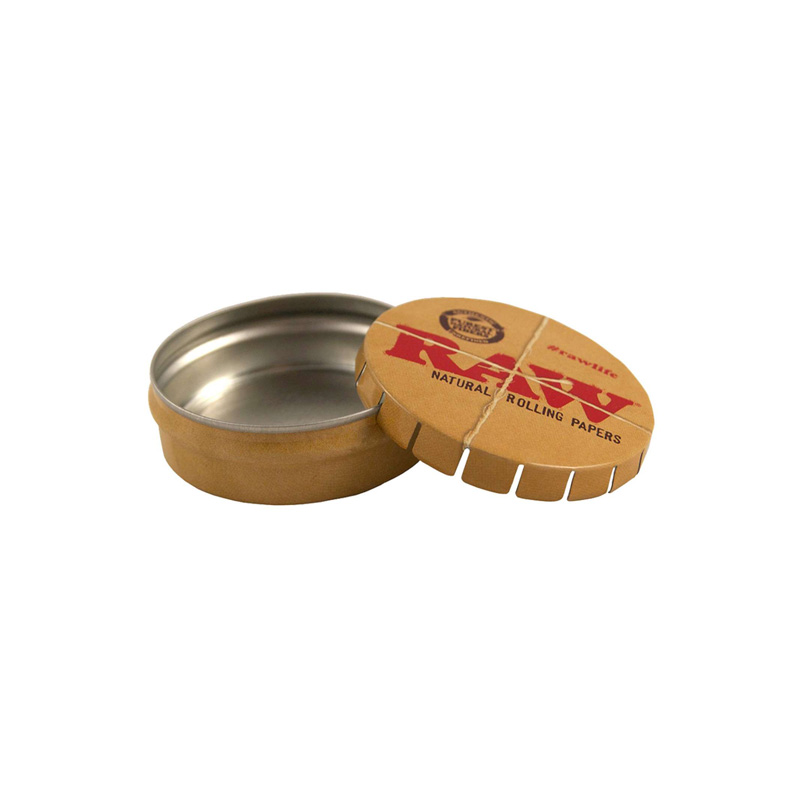 Boîte ronde en métal HEADCASE - Raw
