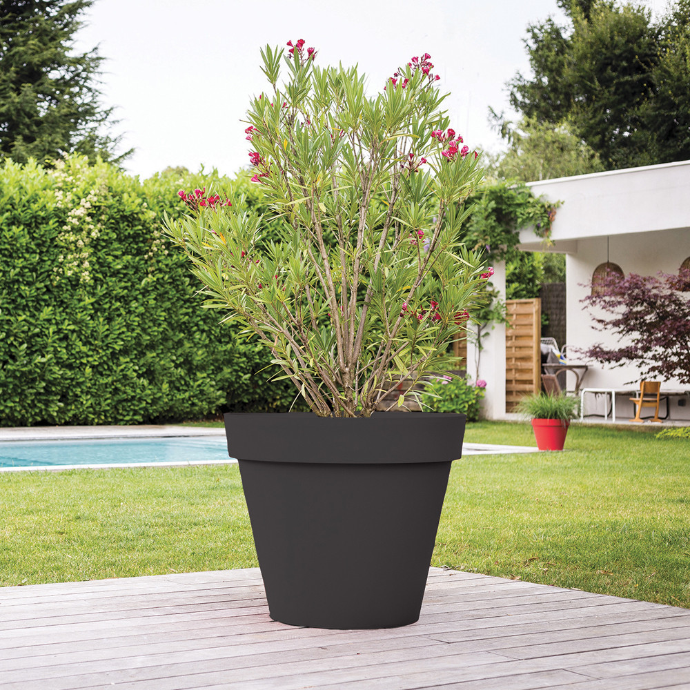 Toscane Round Pot - 60x47cm - 76L - Laurel Green - EDA plastics